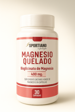 MAGNESIO QUELADO 400MG X30 CAPSULAS (BISGLICINATO DE MAGNESIO)